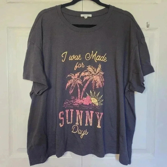 Maurices Plus Size Sunny Days Graphic Tee  Size 2x - Picture 3 of 9